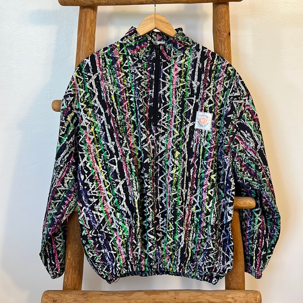 VINTAGE Athletic wear ! Half Zip Pull Over
